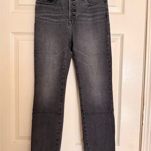 Good American High Rise Dark Gray Jeans